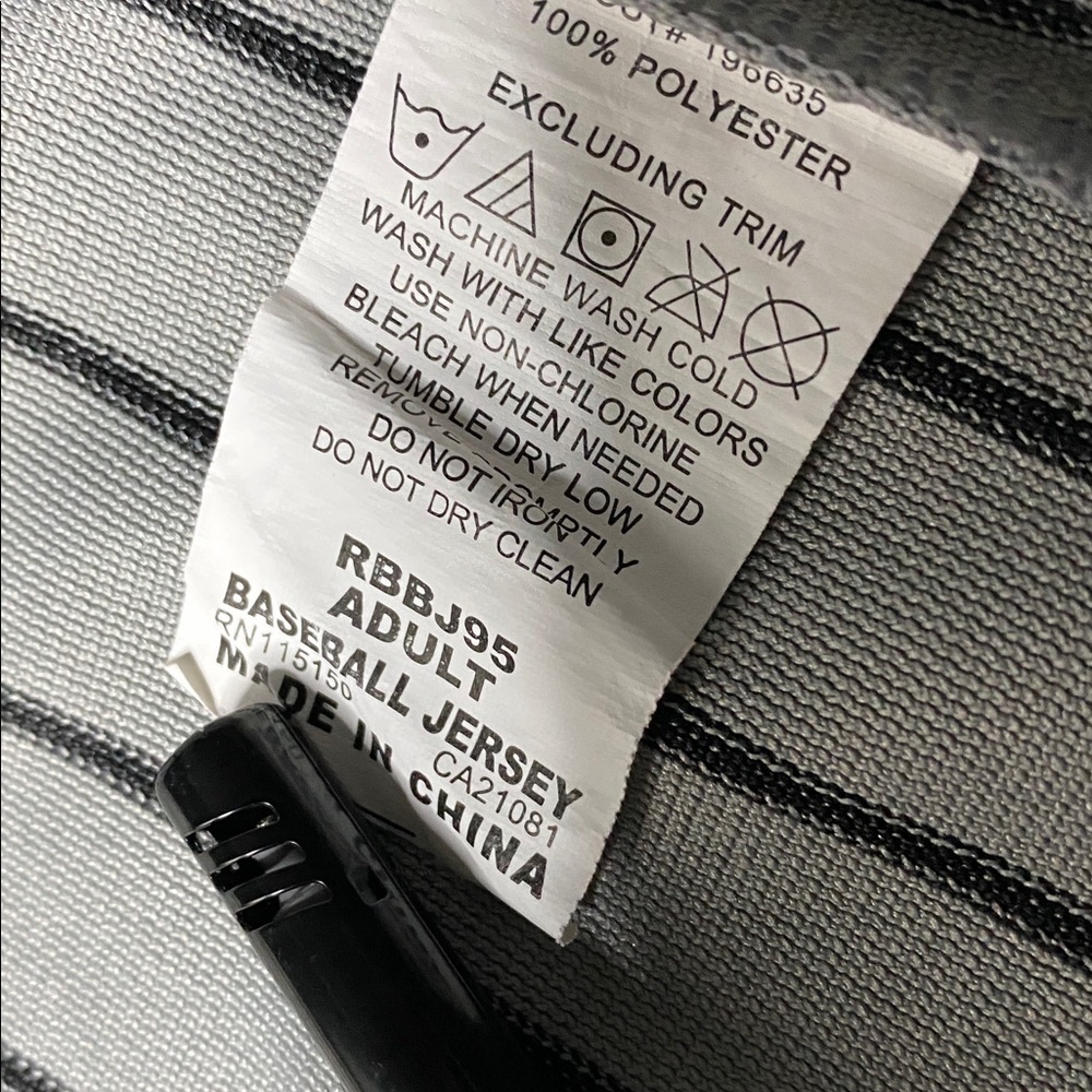 Vintage Rawlings Pinstripe Baseball Jersey - Picture 9 of 9